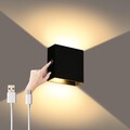 COB Wandlampe Cube LED Wand Leuchte Magnetische Touch USB Aufladbare Wandlampe