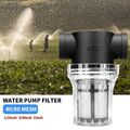 Vorfilter Gartenpumpe Wasserpumpen Filter Schmutzfilter Hauswasserwerk