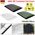 600L IBC Container Abdeckung UV-Schutz Frostschutz Hülle Haube Regenwassertank