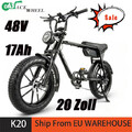Cmacewheel K20 Elektrofahrrad 750W 48V 17AH 20 Zoll Schnee Mountainbike Schwarz