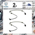 2x ORIGINAL® Ate Warnkontakt, Bremsbelagverschleiß Vorne für Opel Vectra B