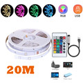 20m LED Strip Light RGB TV Backlight Leiste Streifen 5050 USB 5V Licht Band SMD