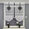 Scheibengardine 2er Gerade Panel Set Gardine Fertiggardine Paneel Flächenvorhang