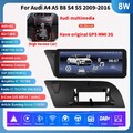 10,25" 8+128GB  Android 13 Autoradio CarPlay GPS Navi Für Audi A4/A5/B8/S4 High