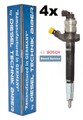 Injektor 4x Injector Einspritzdüse DENSO Ford Transit 2.2 TDCI 6C1Q-9K546-AC 