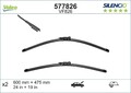 Wischblatt Scheibenwischer SILENCIO FLAT BLADE SET VALEO 577826 für 8P7 A3 600