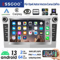 Autoradio Android 13 Carplay GPS Navi Für Opel Astra H Vectra Corsa C D Zafira B
