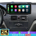 64G Android14 Autoradio Navi 2K Für Mercedes Benz C Klasse W204 2007-2010 NTG4.0