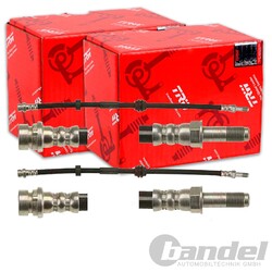 2X TRW BREMSSCHLÄUCHE VORNE BEIDSEITIG PASSEND FÜR FORD C-MAX FOCUS LINKS+RECHTS