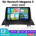 Für Renault Megane 2 2002-2009 Android 14 Autoradio Carplay GPS Navi WIFI RDS BT