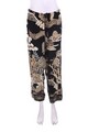 Ohne Label Hose mit Print D 46 taupe brown
