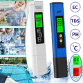 PH Messgerät Wasserqualitätstester Aquarium Tester Pool Prüfer PH Tester Meter