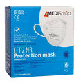 6x FFP2 Maske Mundschutzmaske Schutzmaske Atemschutzmaske Filtermaske CE Made EU