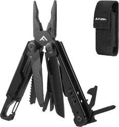FLISSA Multifunktionszange 15-in-1 Faltbar Multitool Werkzeug Edelstahl, Outdoor