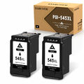2x BLACK PG-545 Druckerpatronen für CANON MG2550 MX495 TR4550 TR4540 PG-545 XL 