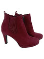 Tamaris Stiefelette bordeaux Größe 39 Elegant Absatzhöhe 9 cm