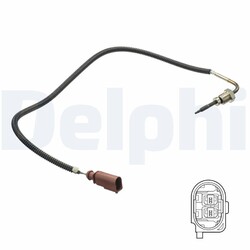 DELPHI Sensor Abgastemperatur TS30173 vor Rußpartikelfilter für VW MULTIVAN T5