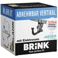 Für Toyota Proace City Verso 4753mm ab 19 Brink AHK vert. abnehmbar +13polig