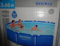 Bestway 56416 Steel Pro Max 366 x 76 cm Pool Set mit Filterpumpe 