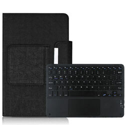 QWERTZ Touchpad Tastatur Hülle Maus Für Samsung Galaxy Tab A9 +A8 A7 S9 FE S8 S7