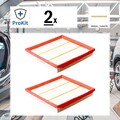 2x ORIGINAL® Denckermann Luftfilter für Mercedes-Benz E-Class S-Class G-Class