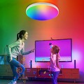 24W LED Deckenleuchte Dimmbar mit Fernbedienung RGB Farbwechsel Deckenlampe