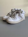 NIKE AIR FORCE 1 LEATHER HIGH JR GR.28,5 IN WEISS