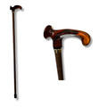 Anatomischer Gehstock rechts Bernstein Optik - Spazierstock