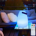 Outdoor Tischlampe Außenlampe Tischleuchte Wetterfest RGB Farbwechsler dimmbar