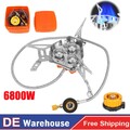 6800W Klein Gaskocher,Faltbar Camping Kocher Campingkocher mit Piezozündung TOP!