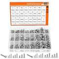 660 tlg 304Edelstahl Zylinderschrauben Innensechskant Zylinder Kopf M3-M6 Set