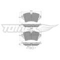 1x Bremsbelagsatz, Scheibenbremse TOMEX Brakes TX 17-82 passend für BMW MINI