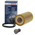 ORIGINAL BOSCH Ölfilter VW AUDI A3,, A4, A6, Avant, Q3, TT + Ölablassschraube