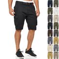 Indicode Herren Cargoshorts Monroe-Bermuda Kurze Hose Cargo Shorts Baumwolle