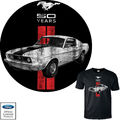 FORD MUSTANG T-Shirt 50 years licensed classic US Muscle Car Automotiv *0030