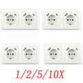 1-10tlg USB Typ C-Steckdose Schuko Wandsteckdose Unterputz für Gira System 55