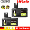 2X 18V 9,0Ah Akku für RYOBI 18 Volt One Plus Lithium RB18L50 P108 P104 Batterie