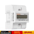 Stromzähler LCD Drehstromzähler Kalibriert 3-Phasen für DIN Hutschiene 4 Draht
