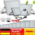 Ultra Dünn 10W 30W 50W 100W 500W LED Fluter Außen Baustrahler Scheinwerfer Lampe