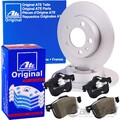 ATE BREMSSCHEIBEN Ø258mm + BREMSBELÄGE HINTEN passend für HYUNDAI COUPE ELANTRA