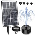 3,5W Solarpumpe Solar Brunnen Outdoor mit aufgerüstetem Glas Solarpanel und