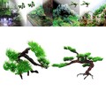 Aquarium Dekor Pflanze Hideout künstliche Bonsai für Ruhe spielen Verstecken