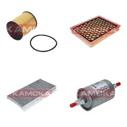 KAMOKA Inspektionspaket Filterset passend für Opel Vectra C Caravan Signum