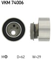 SKF Spannrolle Zahnriemen VKM 74006 62mm für MAZDA 626 5 Hatchback GF PREMACY CP