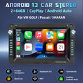 Für VW Polo 9N Golf Jetta MK4 Passat T5 Android 13 Carplay Autoradio 2+64G DAB+