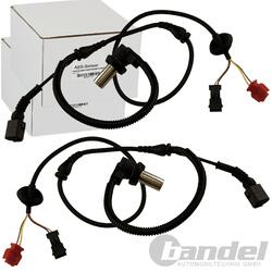 2x ABS-SENSOR DREHZAHL-GEBER RADDREHZAHL VORNE LINKS + RECHTS für AUDI A6 4B C5