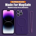 Magnetische Magsafe Hülle für iPhone 15 14 Pro Max 13 12 11 XS stoßfeste Silikon