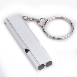 Notfallpfeife Signalpfeife Extrem Laut Outdoor Trillerpfeife Camping Aluminium