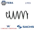 998 801 SCHRAUBENFEDER FAHRWERKSFEDER VORNE SACHS 2PCS NEU OE QUALITÄT