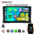 4+64G Für VW T5 Multivan Transporter Android15 Autoradio Carplay GPS Navi BT KAM